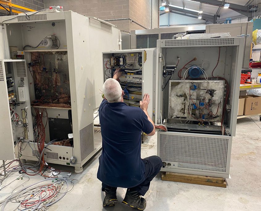 Working on an Environmental Chamber at JB Environmental Engineering