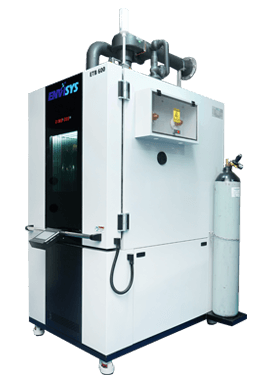 Battery test chamber