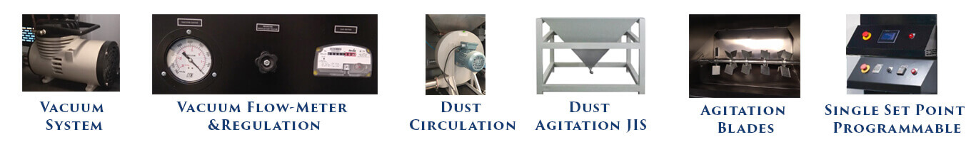 Dust Test Chamber - standard features